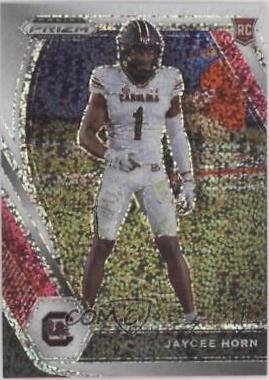 Jaycee Horn [White Sparkle Prizm] #142