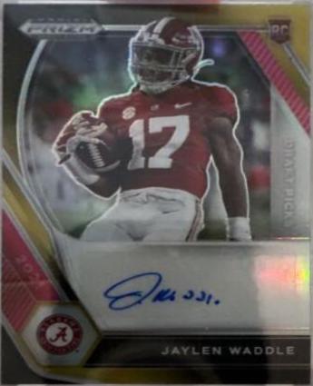 Jaylen Waddle [Black Gold Prizm] #169