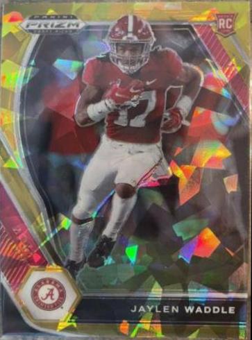 Jaylen Waddle [Gold Ice Prizm] #103