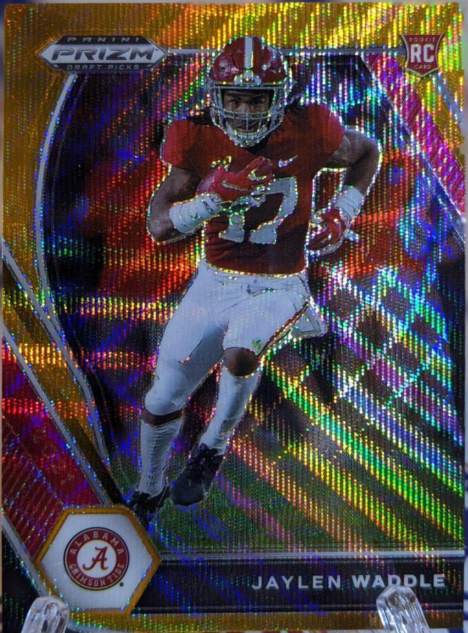 Jaylen Waddle [Orange Wave Prizm] #103