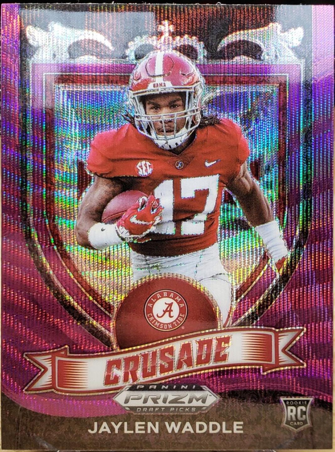 Jaylen Waddle [Pink Circles Prizm] #169