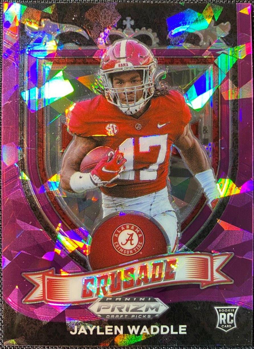 Jaylen Waddle [Purple Ice Prizm] #169