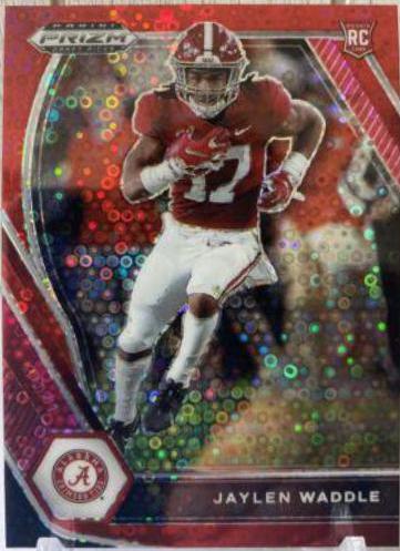 Jaylen Waddle [Red Circles Prizm] #103