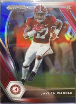 Jaylen Waddle [Red White and Blue Prizm] #103