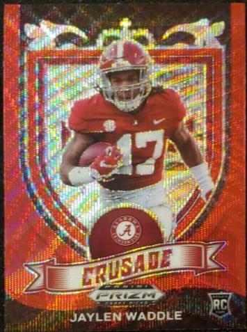 Jaylen Waddle [Ruby Wave Prizm] #169