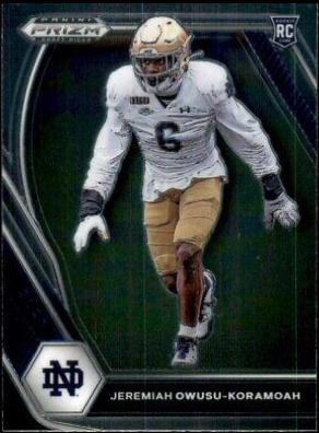 Jeremiah Owusu Koramoah [Blue Prizm] #147