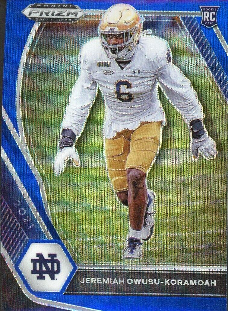 Jeremiah Owusu Koramoah [Blue Wave Prizm] #147