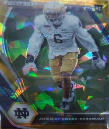 Jeremiah Owusu Koramoah [Gold Ice Prizm] #147