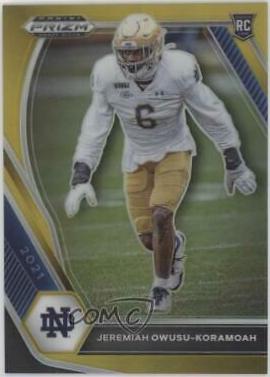 Jeremiah Owusu Koramoah [Gold Prizm] #147