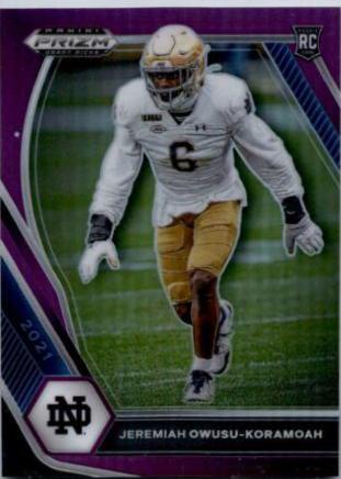 Jeremiah Owusu Koramoah [Purple Prizm] #147