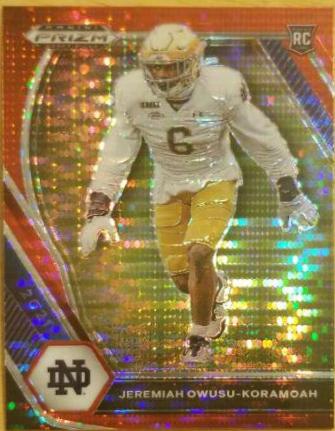 Jeremiah Owusu Koramoah [Red Pulsar Prizm] #147