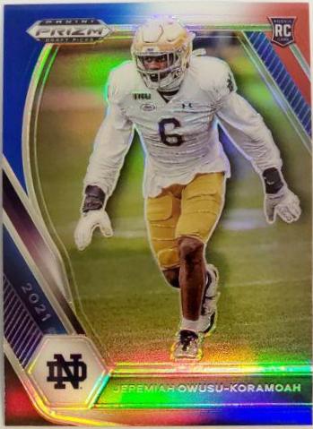Jeremiah Owusu Koramoah [Red White and Blue Prizm] #147