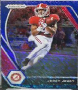 Jerry Jeudy [Blue Shimmer Prizm] #67