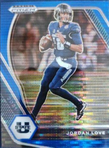 Jordan Love [Blue Pulsar Prizm] #33