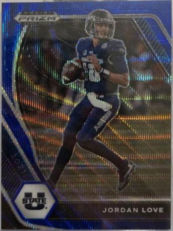 Jordan Love [Blue Wave Prizm] #33