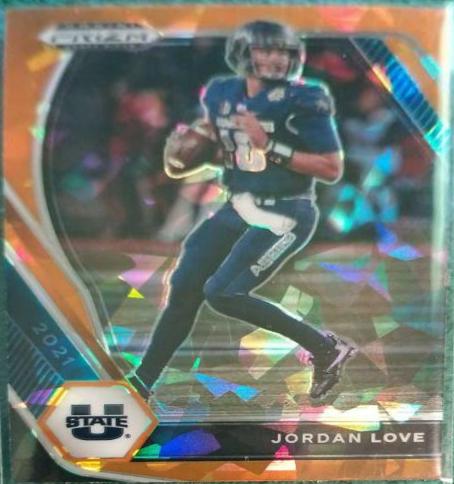 Jordan Love [Orange Ice Prizm] #33