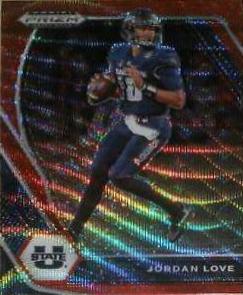 Jordan Love [Ruby Wave Prizm] #33