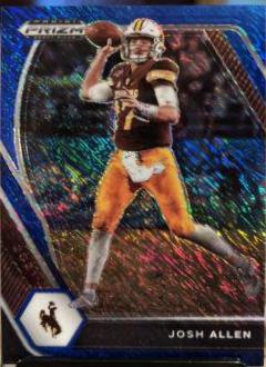 Josh Allen [Blue Shimmer Prizm] #4