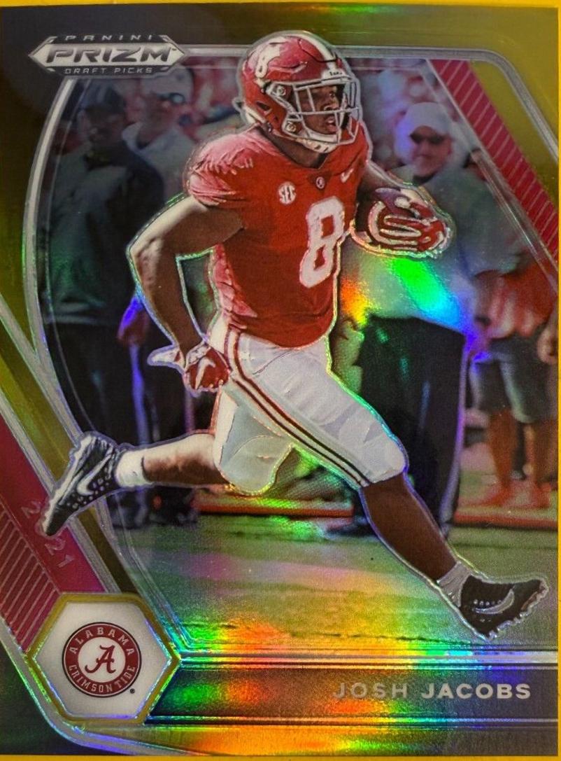 Josh Jacobs [Black Gold Prizm] #95