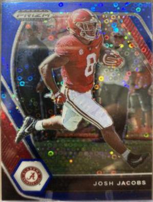 Josh Jacobs [Blue Circles Prizm] #95