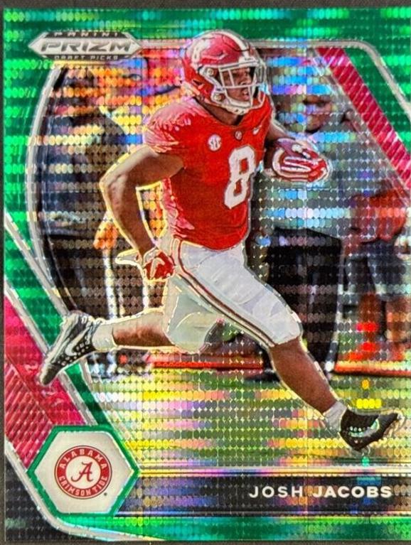 Josh Jacobs [Green Pulsar Prizm] #95
