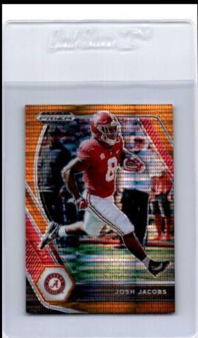 Josh Jacobs [Orange Pulsar Prizm] #95