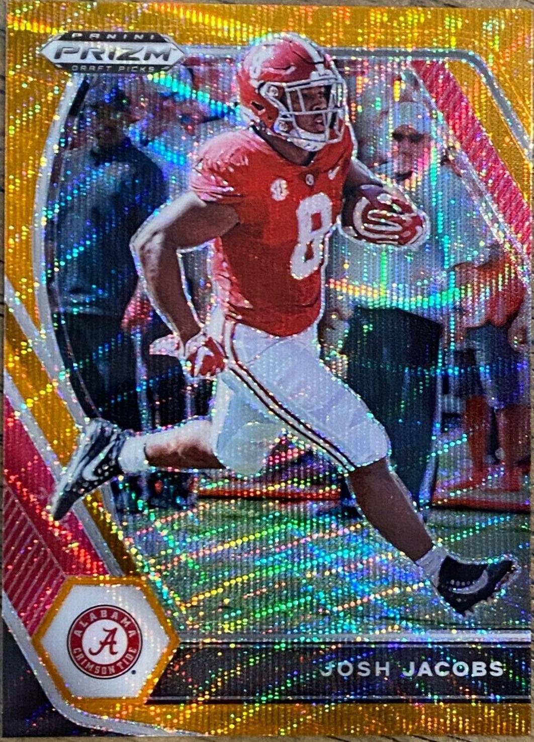Josh Jacobs [Orange Wave Prizm] #95