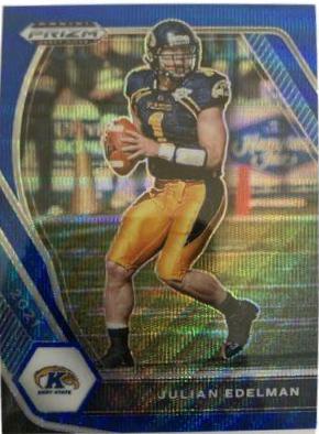 Julian Edelman [Blue Wave Prizm] #66