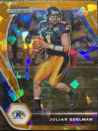 Julian Edelman [Orange Ice Prizm] #66