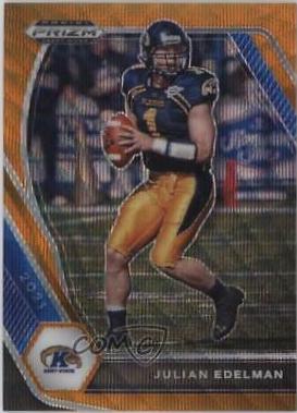Julian Edelman [Orange Wave Prizm] #66