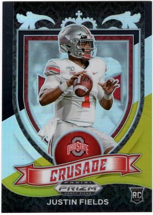 Justin Fields [Black Gold Prizm] #163