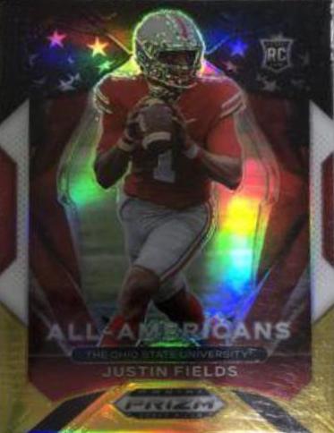 Justin Fields [Black Gold Prizm] #192