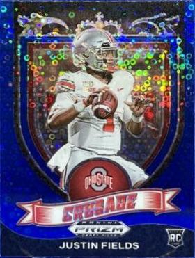 Justin Fields [Blue Circles Prizm] #163