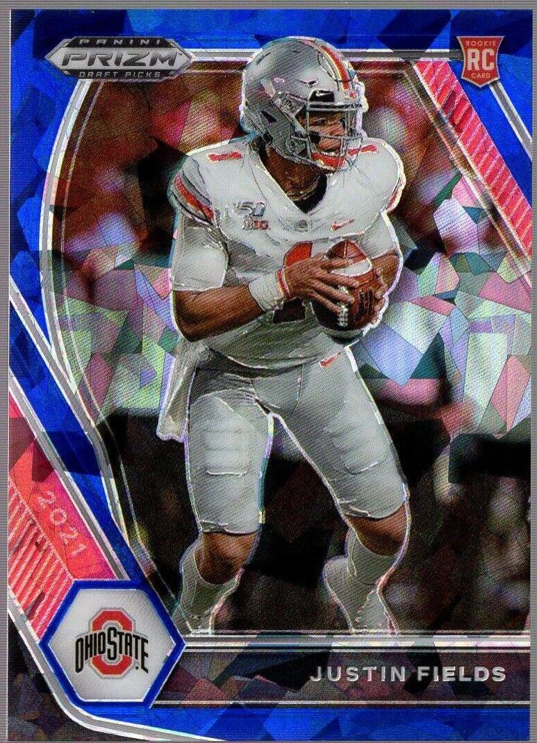 Justin Fields [Blue Ice Prizm] #121