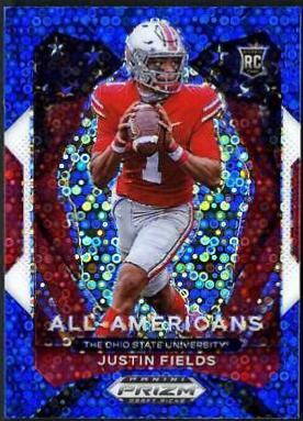Justin Fields [Blue Prizm] #192