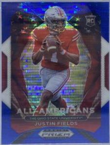 Justin Fields [Blue Pulsar Prizm] #192