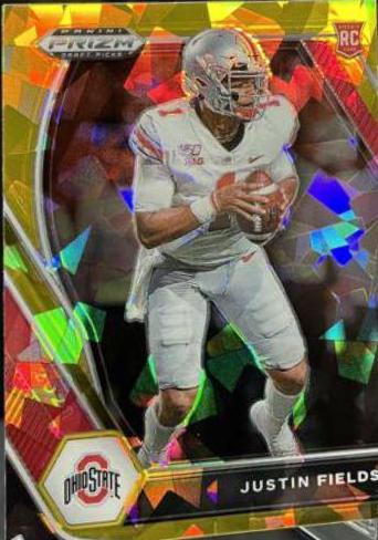 Justin Fields [Gold Ice Prizm] #121