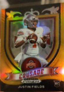 Justin Fields [Gold Prizm] #163
