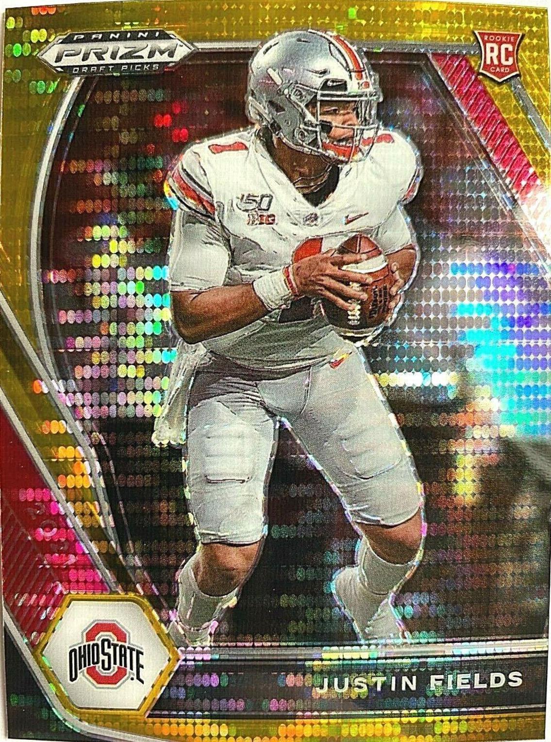 Justin Fields [Gold Pulsar Prizm] #121