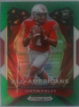 Justin Fields [Green Prizm] #192