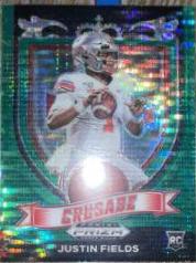 Justin Fields [Green Pulsar Prizm] #121