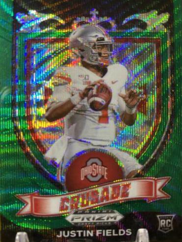 Justin Fields [Green Pulsar Prizm] #163