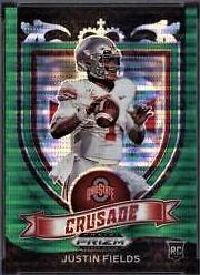 Justin Fields [Green Pulsar Prizm] #192