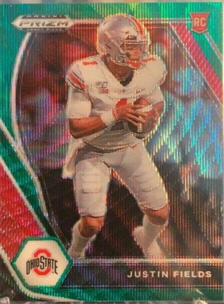 Justin Fields [Green Wave Prizm] #121