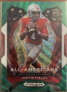 Justin Fields [Green Wave Prizm] #192