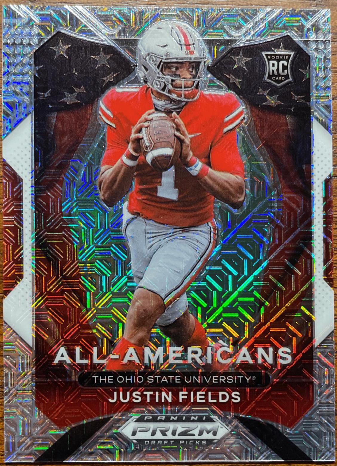 Justin Fields [Mojo Prizm] #192