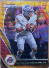 Justin Fields [Orange Pulsar Prizm] #121