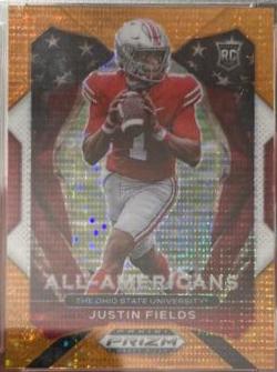 Justin Fields [Orange Pulsar Prizm] #192