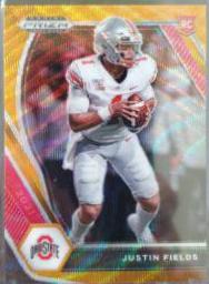 Justin Fields [Orange Wave Prizm] #121