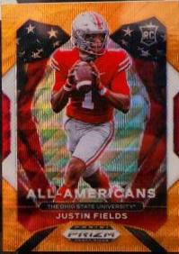 Justin Fields [Orange Wave Prizm] #192